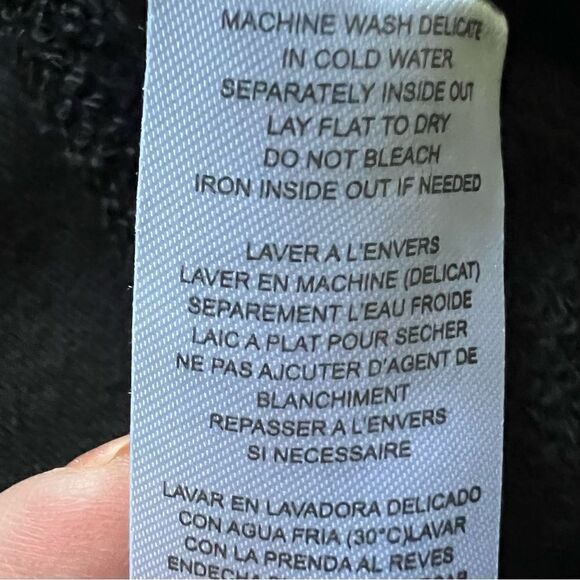 Anthropologie black summer tank dress w/ pockets cotton stretch NWT M/L - Picture 16 of 16